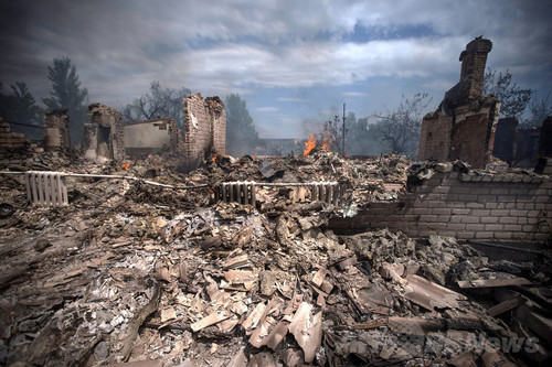 ウクライナ軍、親ロシア派拠点のスリャビャンスクを奪還 AFP ダイナモ